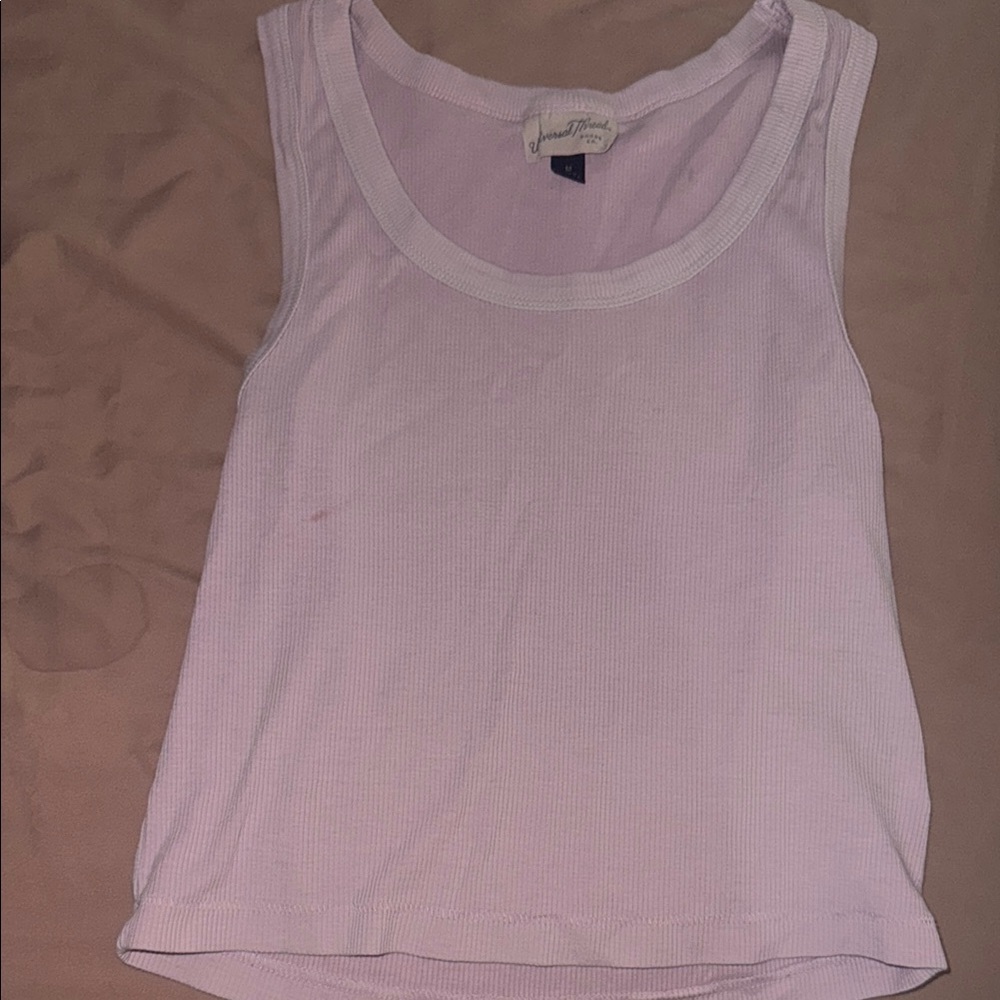 Universal Thread| Pink Ribbed Crop Tank - Picture 6 of 9